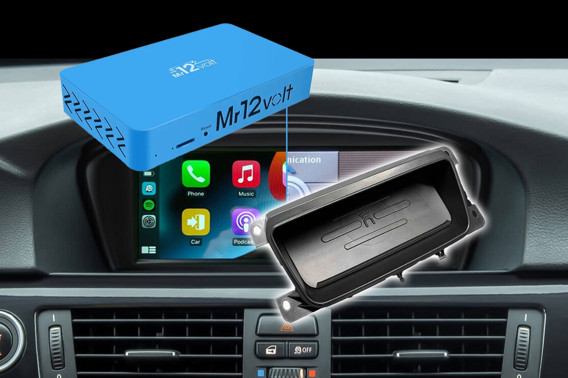 Mr12Volt CCC + Induktiv Wireless Charger Bundle for E9X series - Evolve Automotive